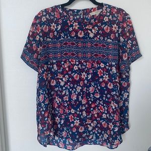 Floral blouse from Loft